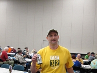 Rob Smits takes the cone